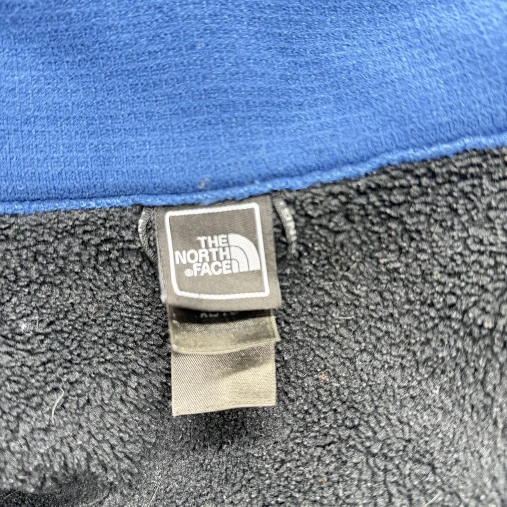 The North Face Jacket Mens XL Blue Quilted Full Zip Soft Shell Pockets‎